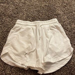 SHEIN, white sweat shorts in size XS.